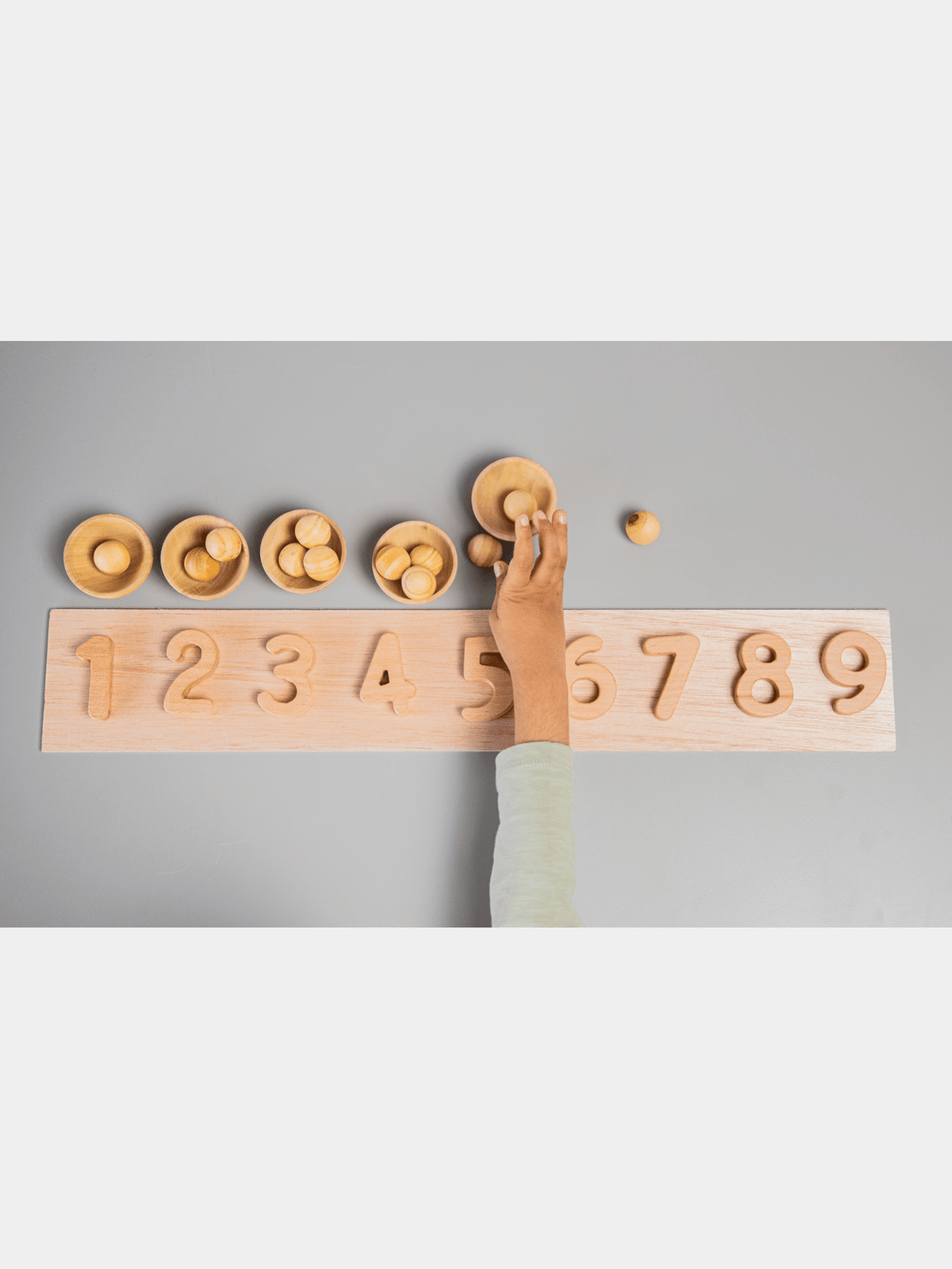 Birch Wooden Numbers