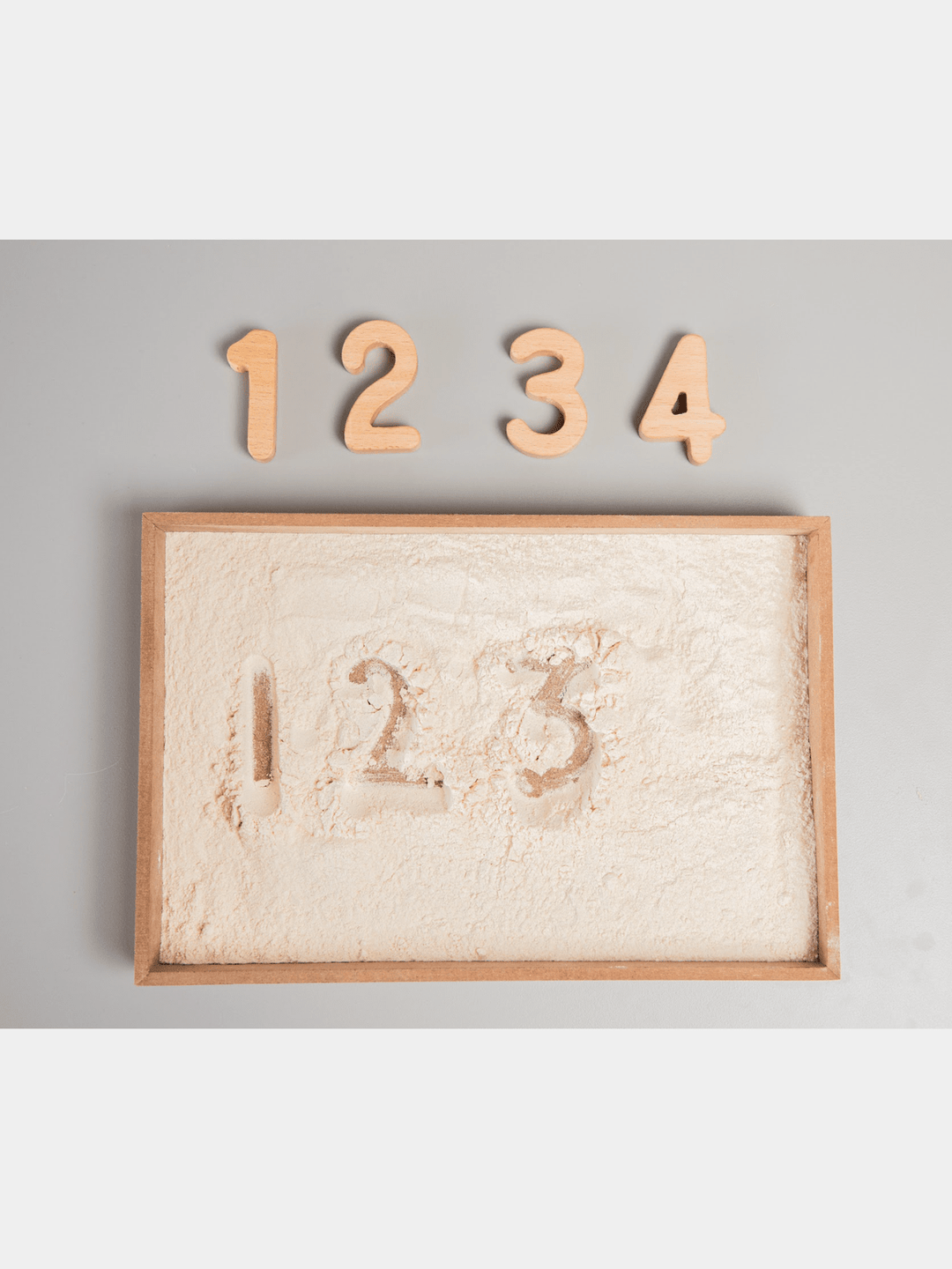 Birch Wooden Numbers