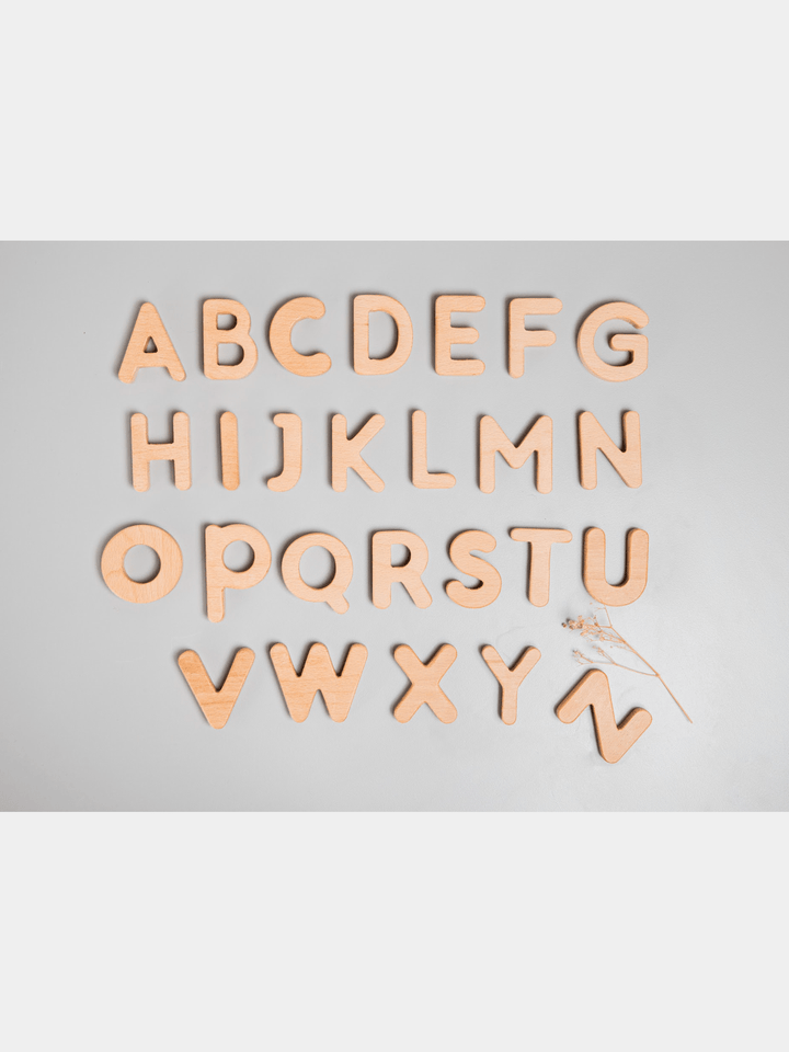 Birch Alphabet Letters - Uppercase