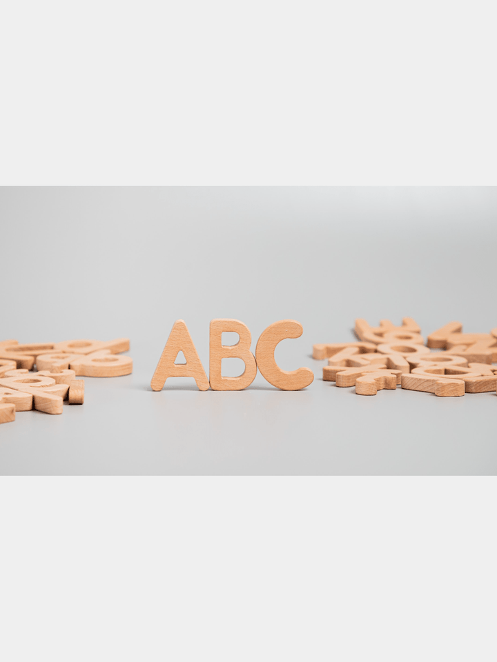 Birch Alphabet Letters - Uppercase