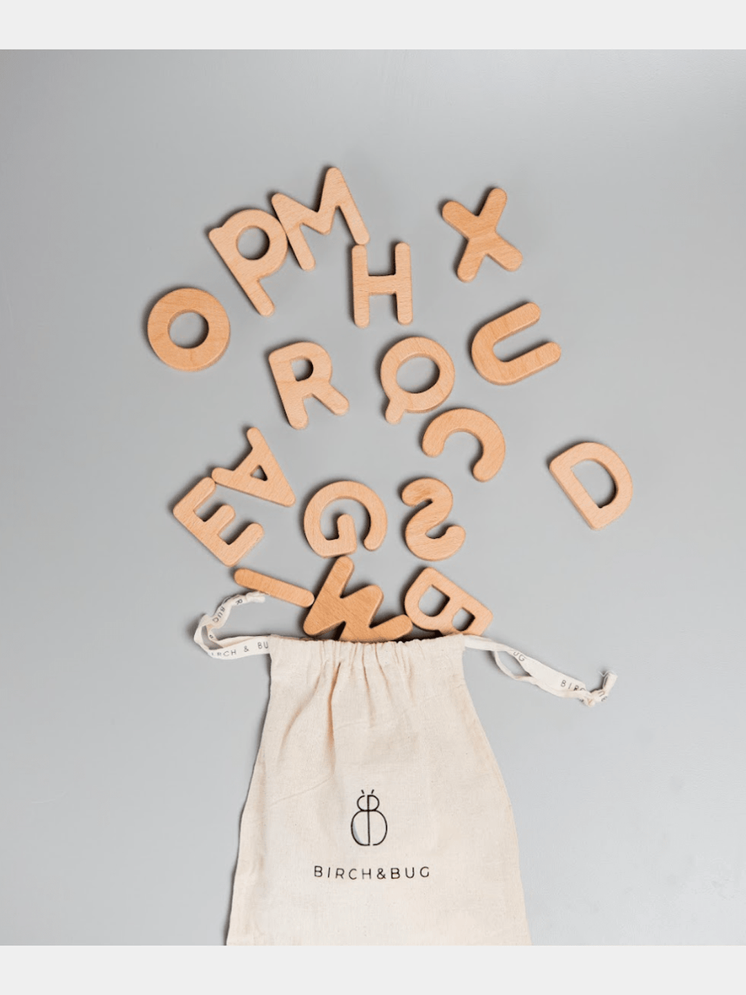 Birch Alphabet Letters - Uppercase