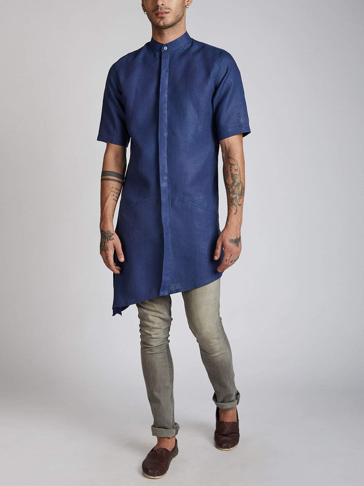 Metamorphosis Kurta Navy Blue B Label