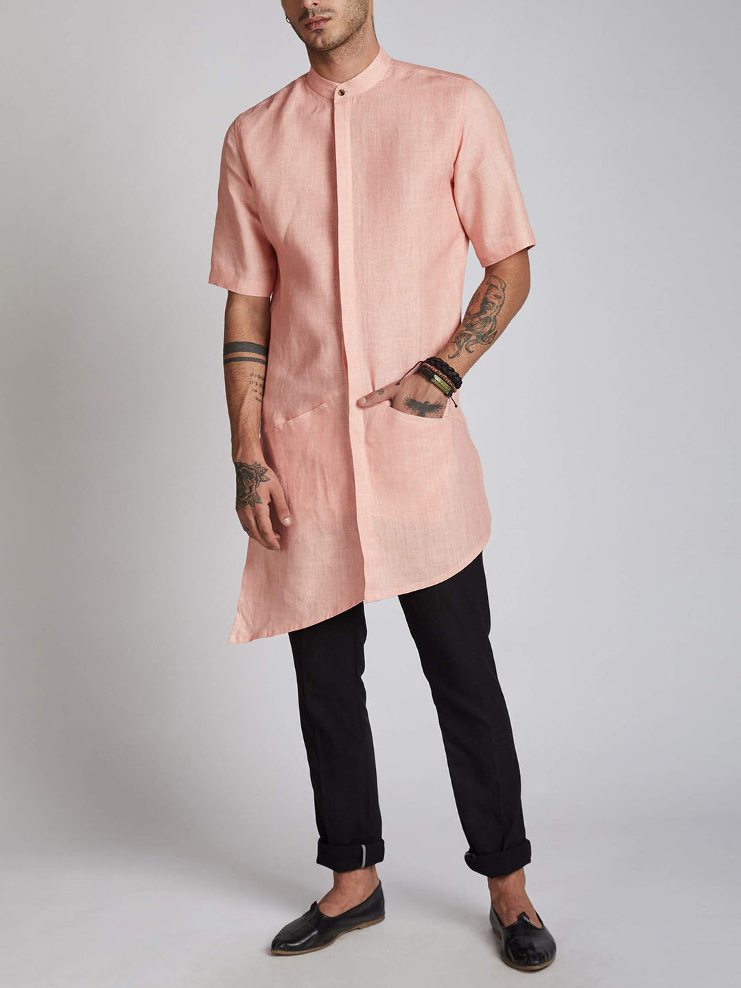 Metamorphosis Kurta Peach