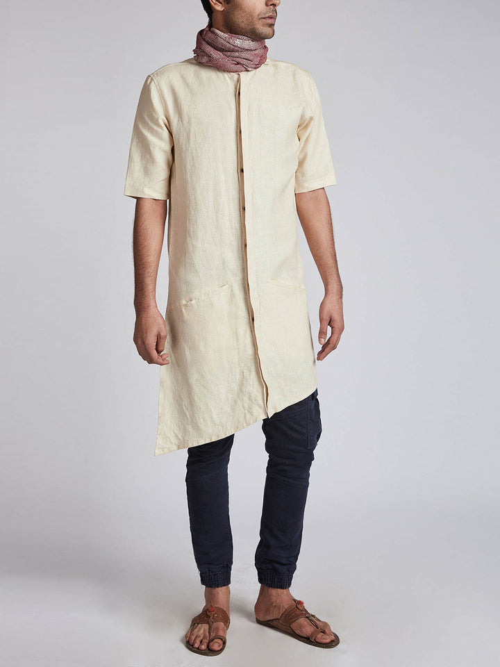 Metamorphosis Kurta Beige