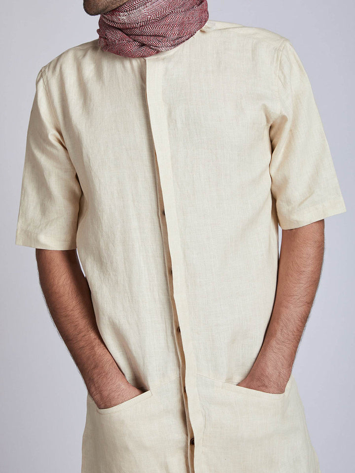 Metamorphosis Kurta Beige