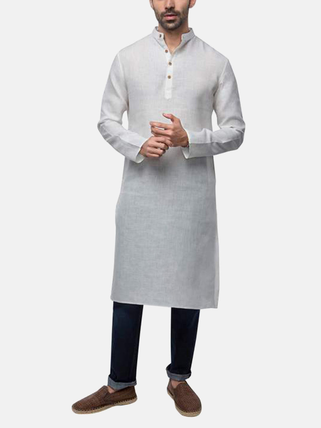 Earth Classic Kurta White