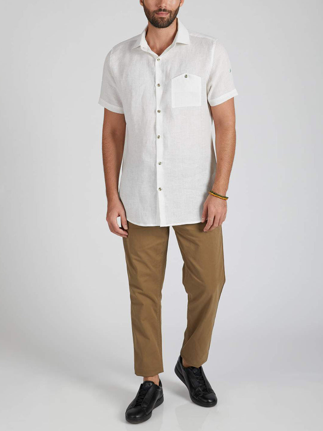 Burrow Half Sleeve Shirt White