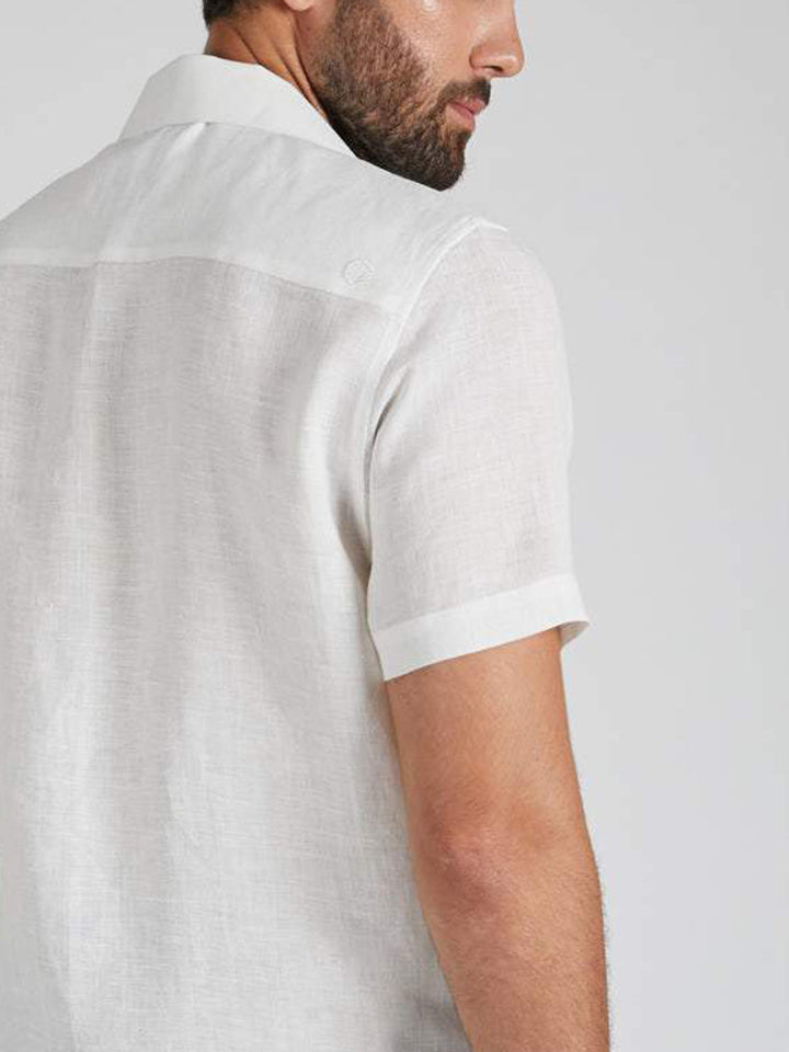 Burrow Half Sleeve Shirt White