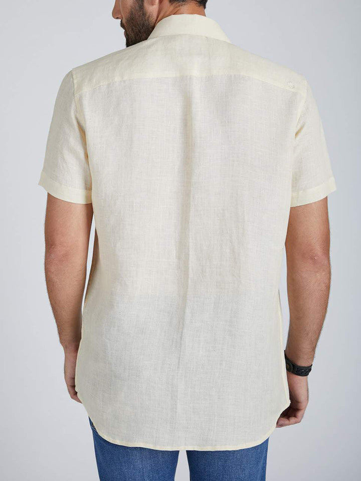 Burrow Half Sleeve Shirt Beige B Label