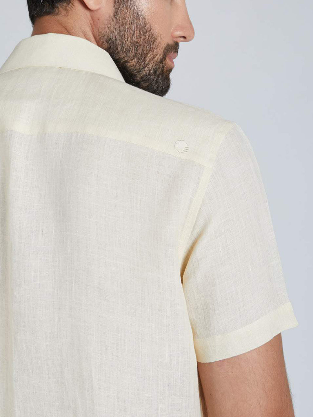 Burrow Half Sleeve Shirt Beige B Label