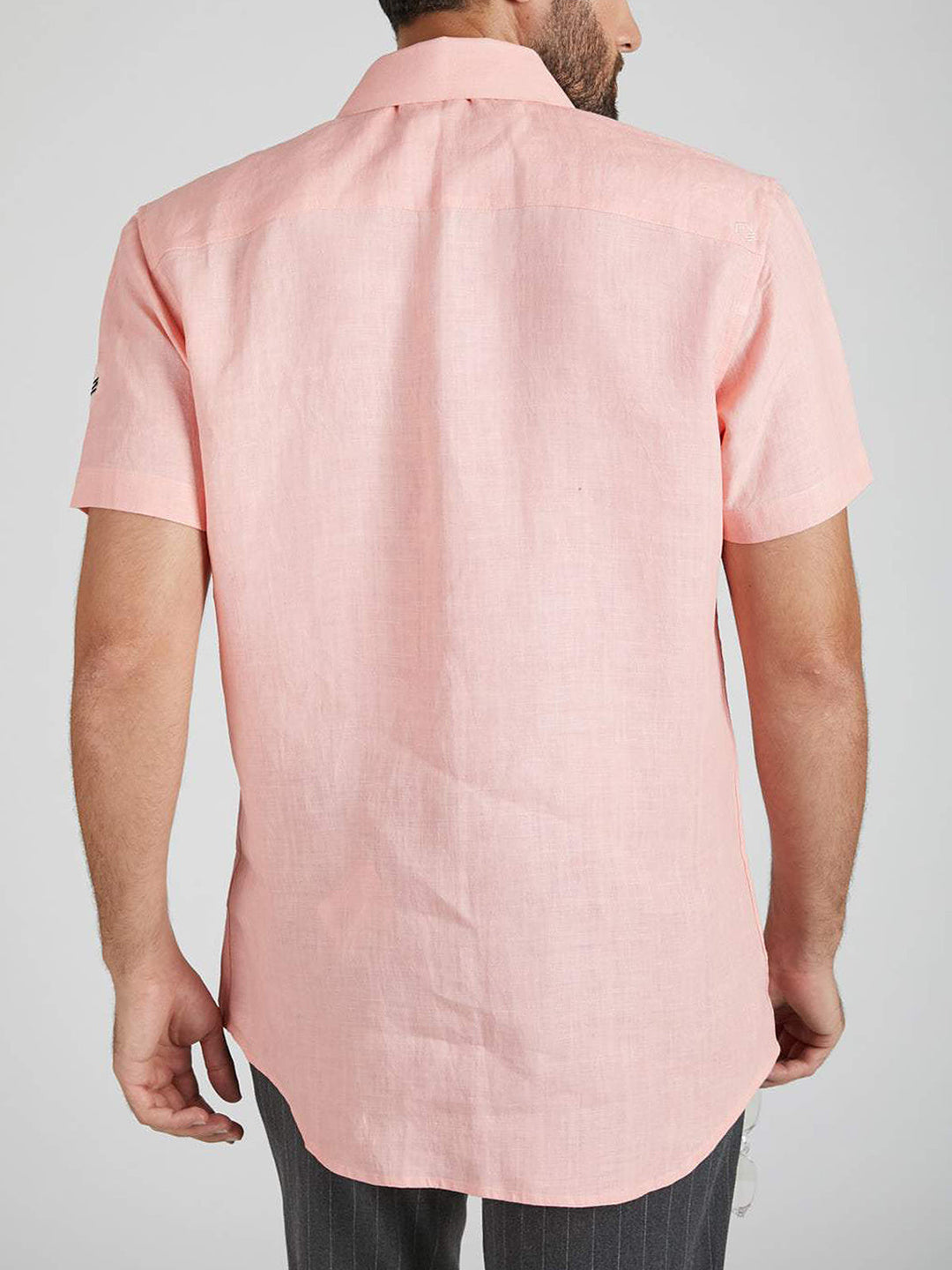 Burrow Half Sleeve Shirt Peach B Label