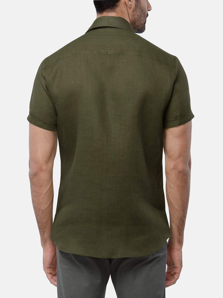 Burrow Half Sleeve Shirt Olive B Label