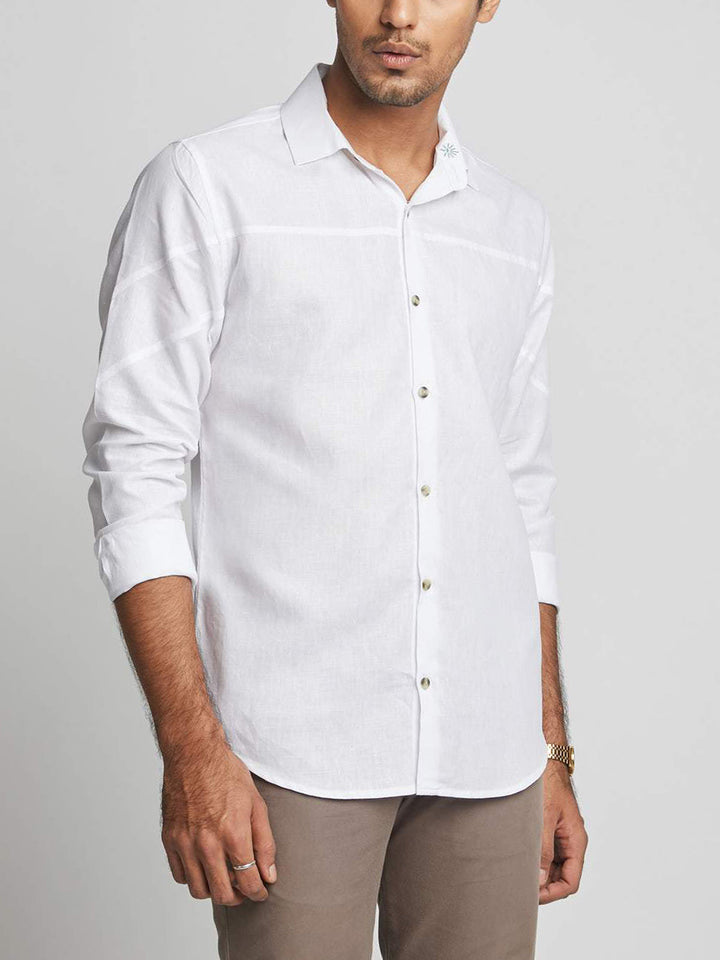 Galaxy Seam Shirt White