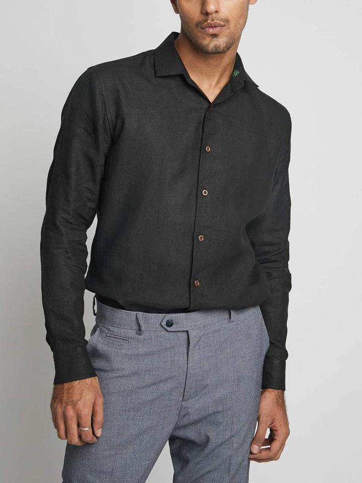 Galaxy Seam Shirt Black B Label