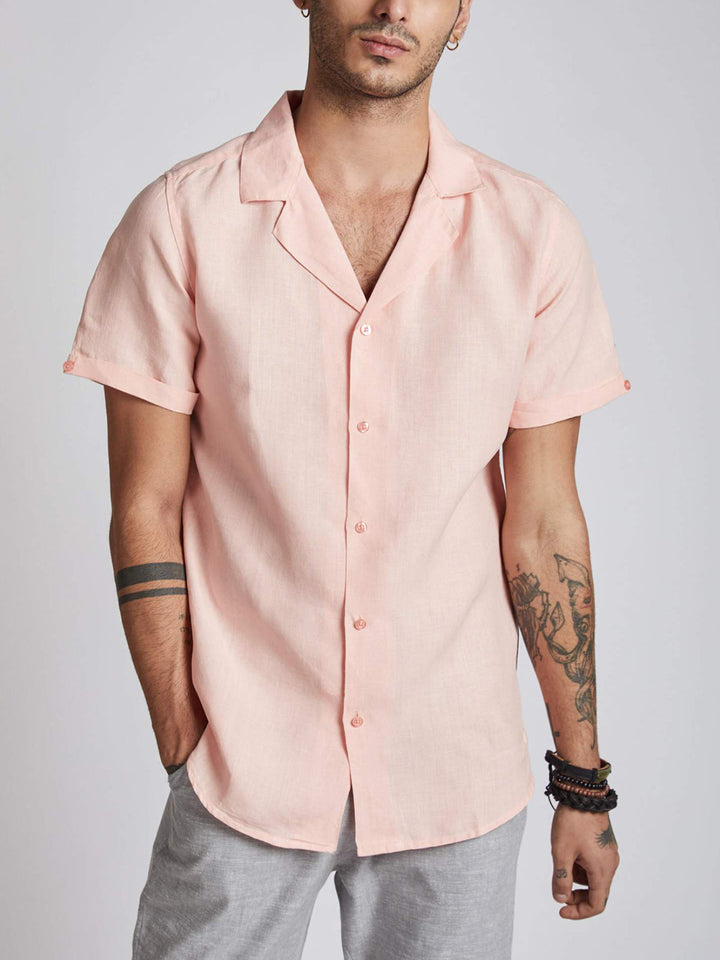 Arrow Resort Shirt Peach