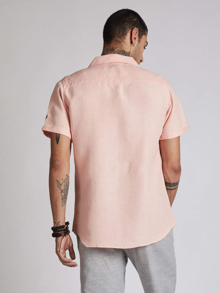 Arrow Resort Shirt Peach