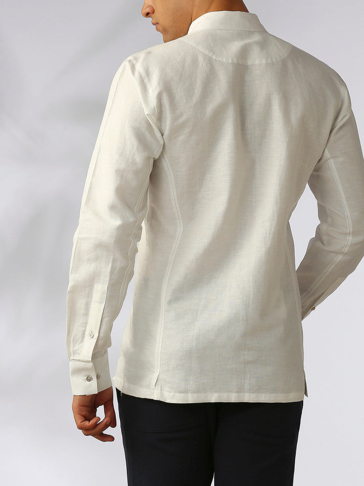 Aspen Button down Shirt- White