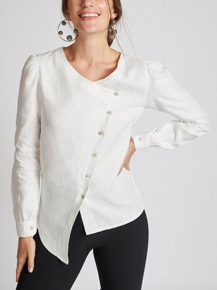 Compass Asymmetric Top White