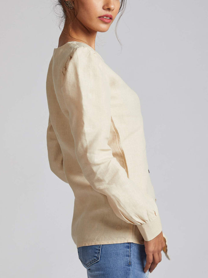 Compass Asymmetric Top Beige