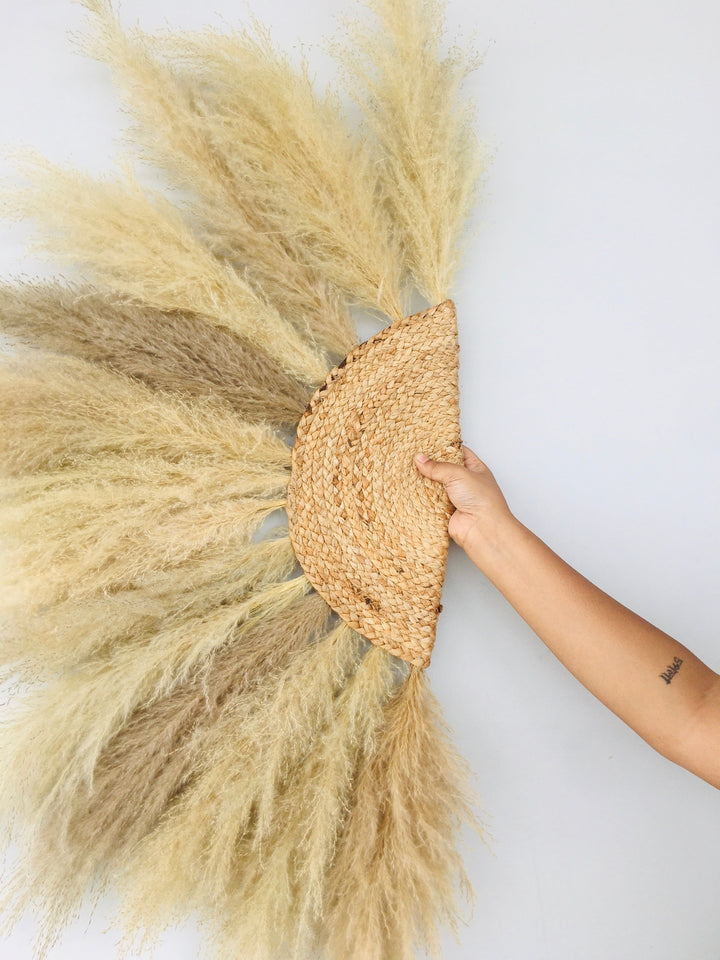 Off White Pampas Grass Sun Decor