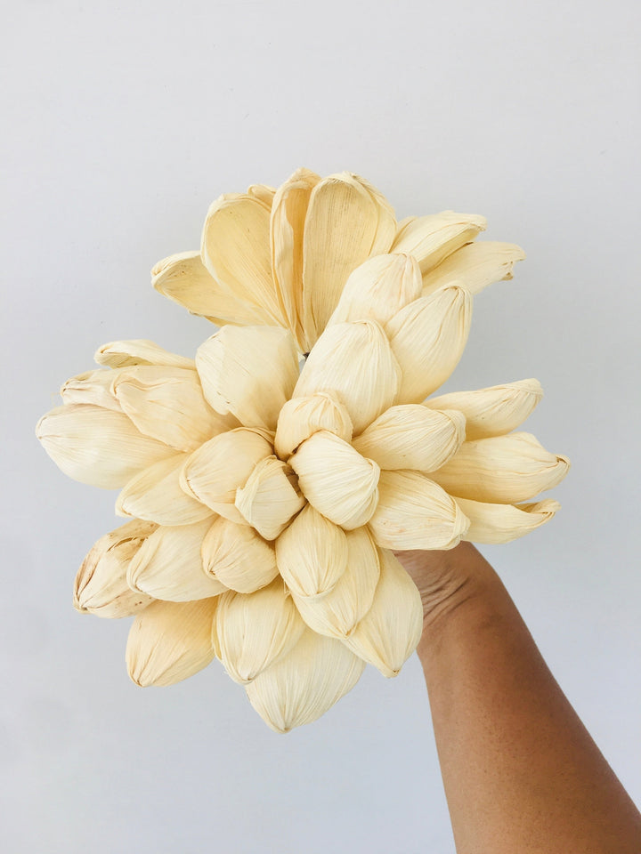 Corn Husk Flower | Set of 2