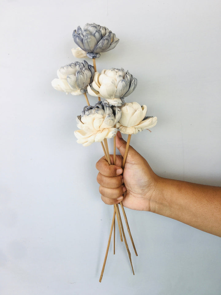 Grey Owl Sola Flower | 5pcs