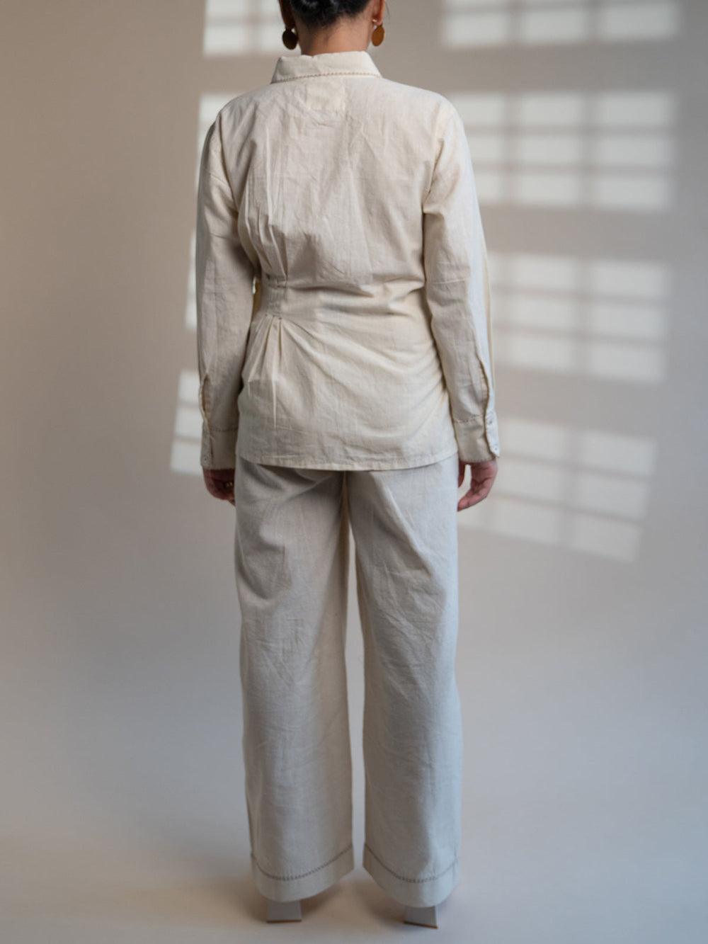 Dawning Belt Shirt Off White Lafaani