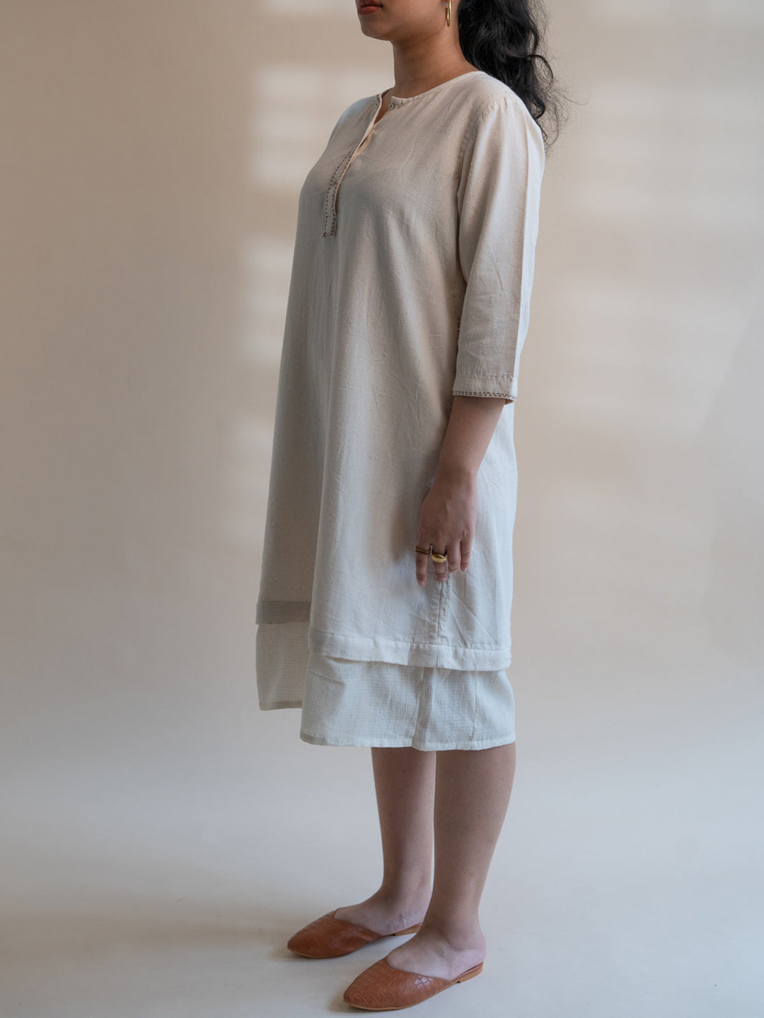 Dawning Long Shirt White Lafaani