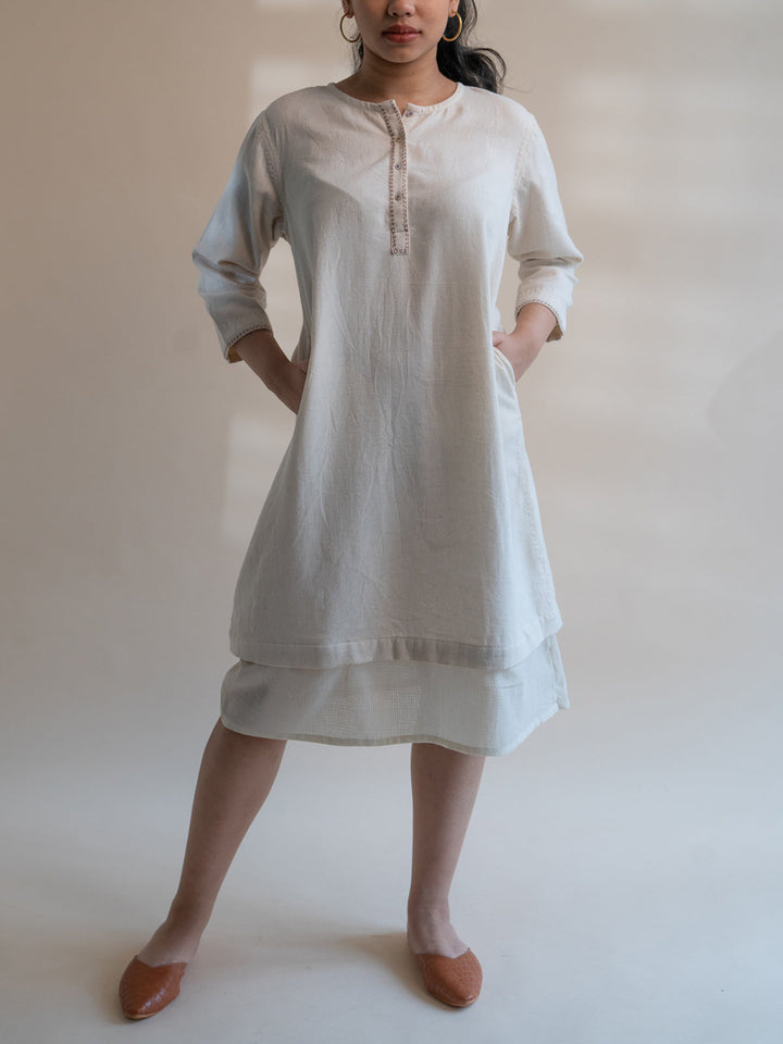 Dawning Long Shirt White Lafaani