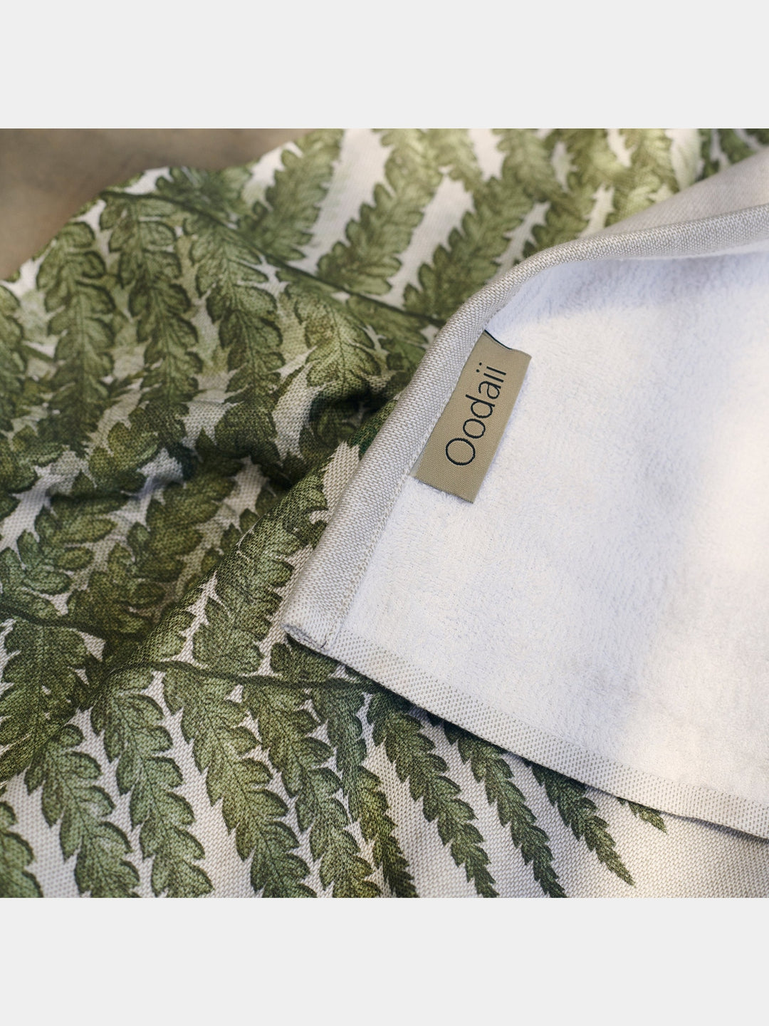 Fern Print |Cotton Bamboo | Hammam Terry | Bath Towel