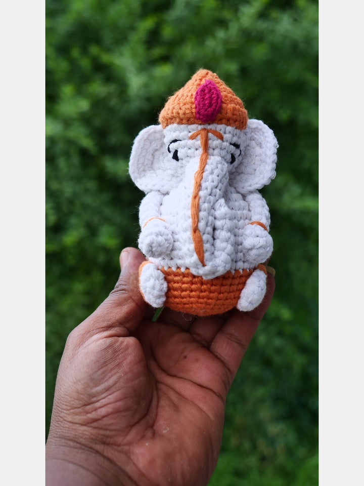 Ganesh J Orange And White