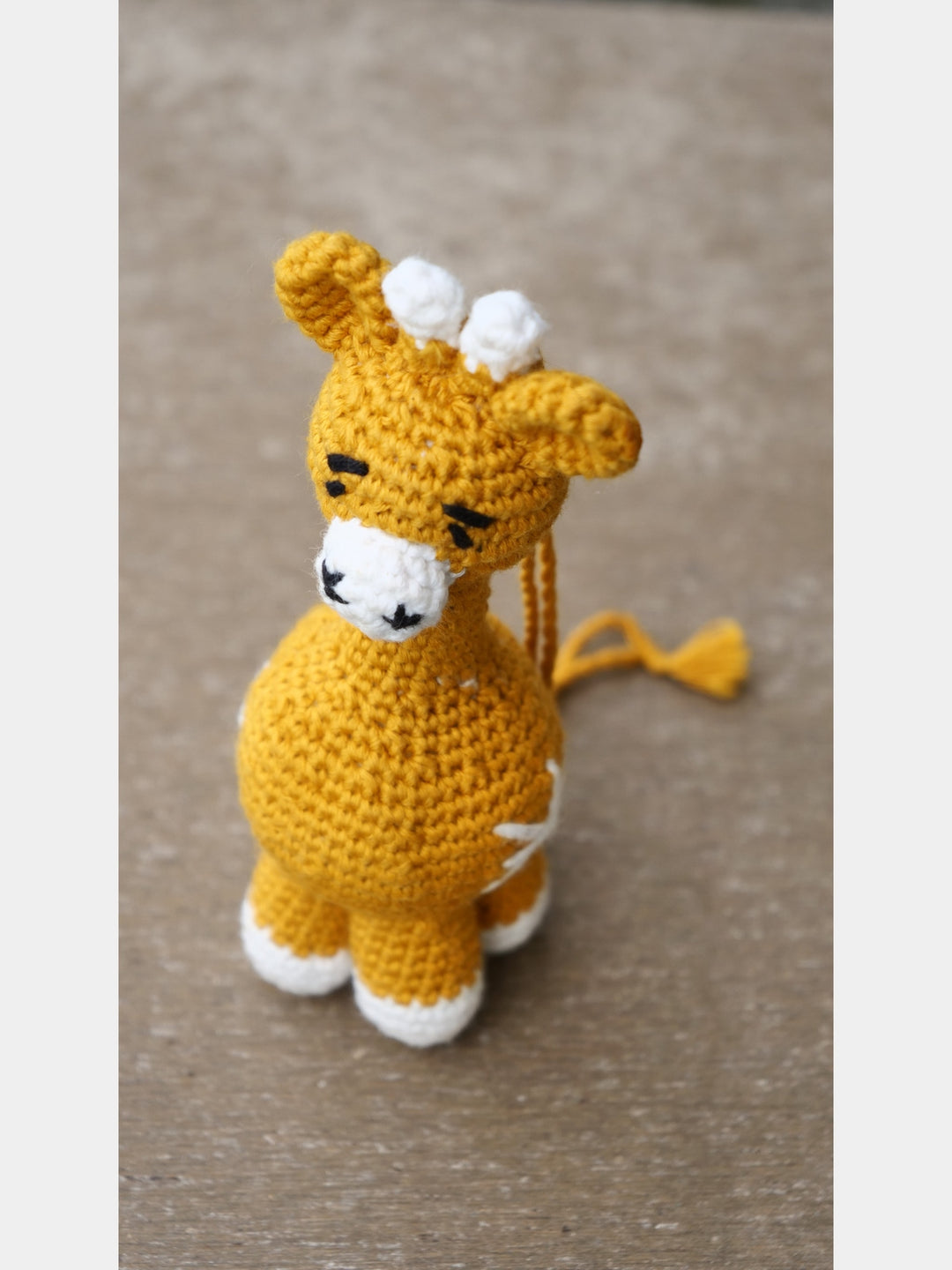 Giraffe Yellow White Black