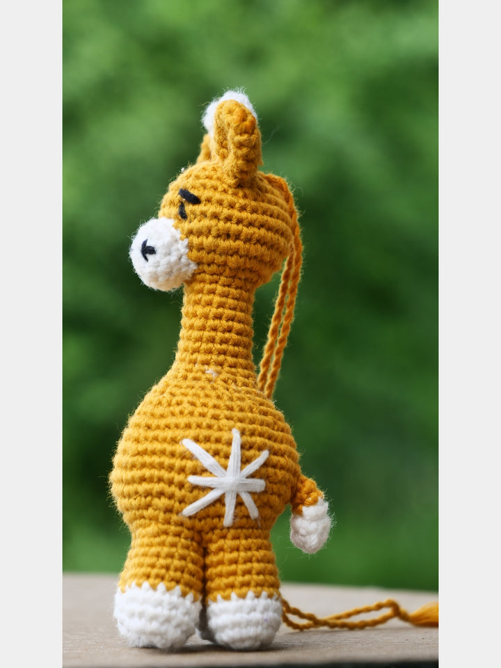 Giraffe Yellow White Black