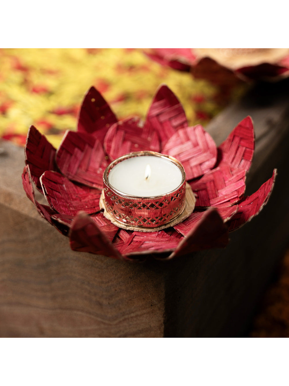 Padma Tea Light Holder Small Greenkraft