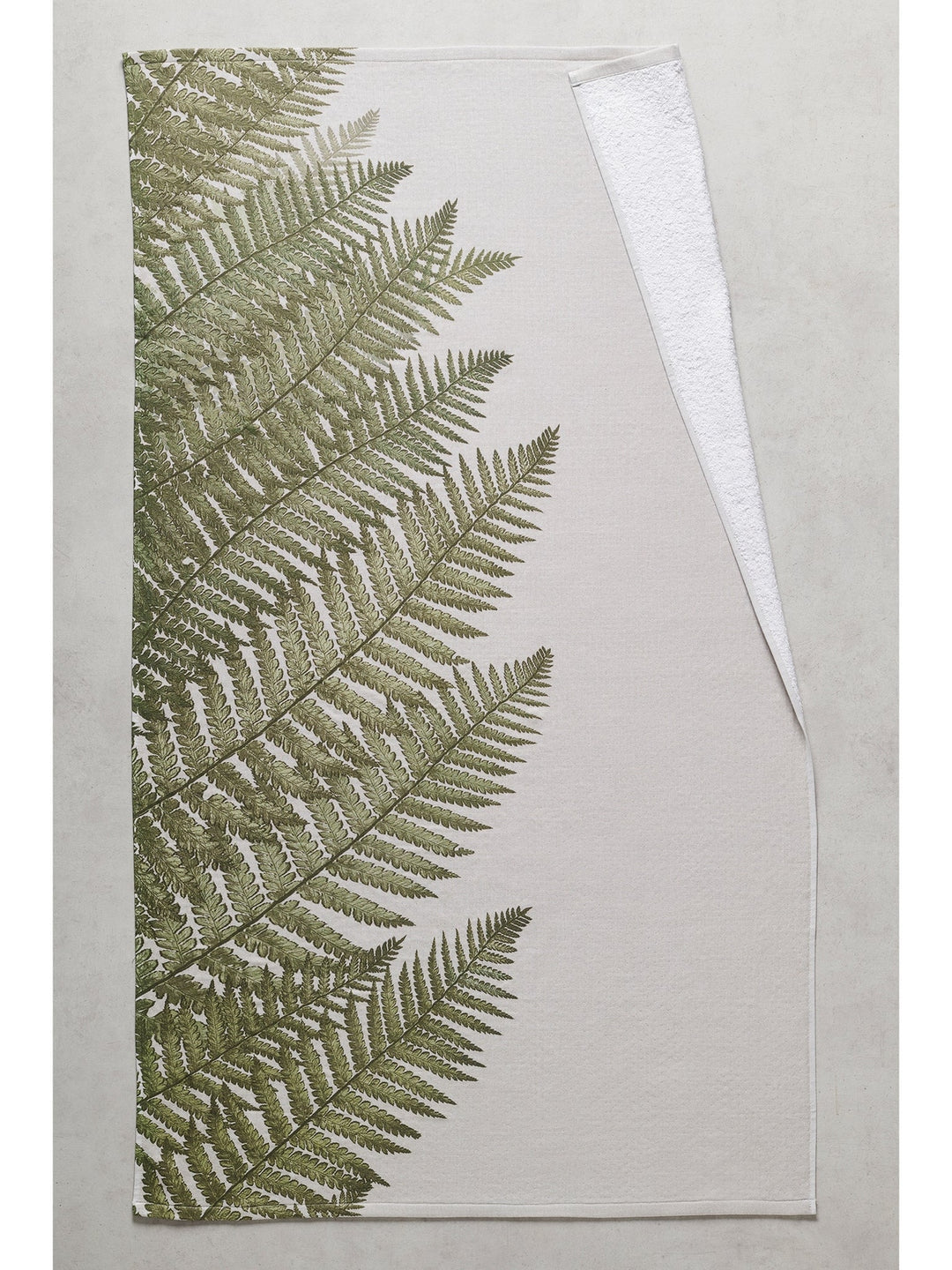 Fern Print |Cotton Bamboo | Hammam Terry | Bath Towel