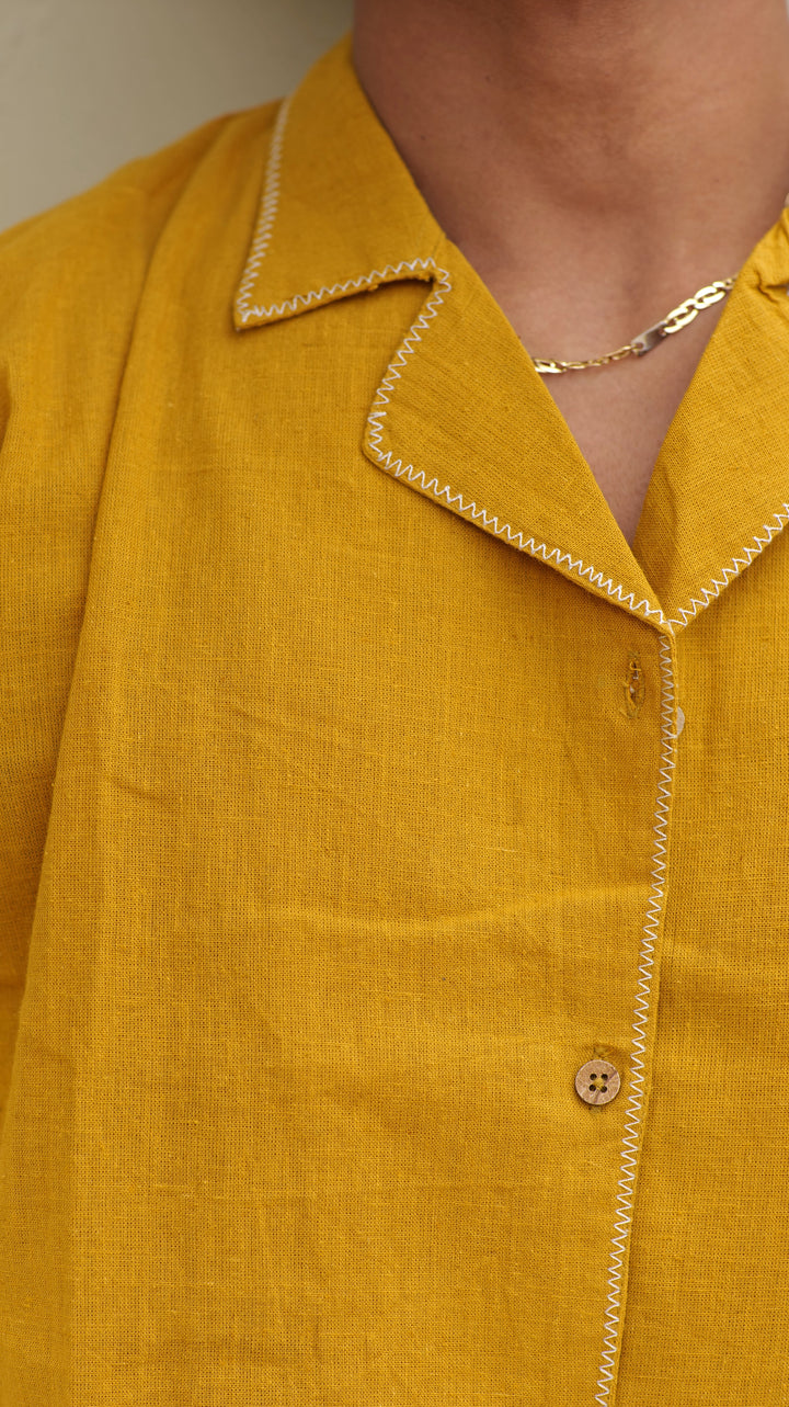 Mustard Inditrail Shirt