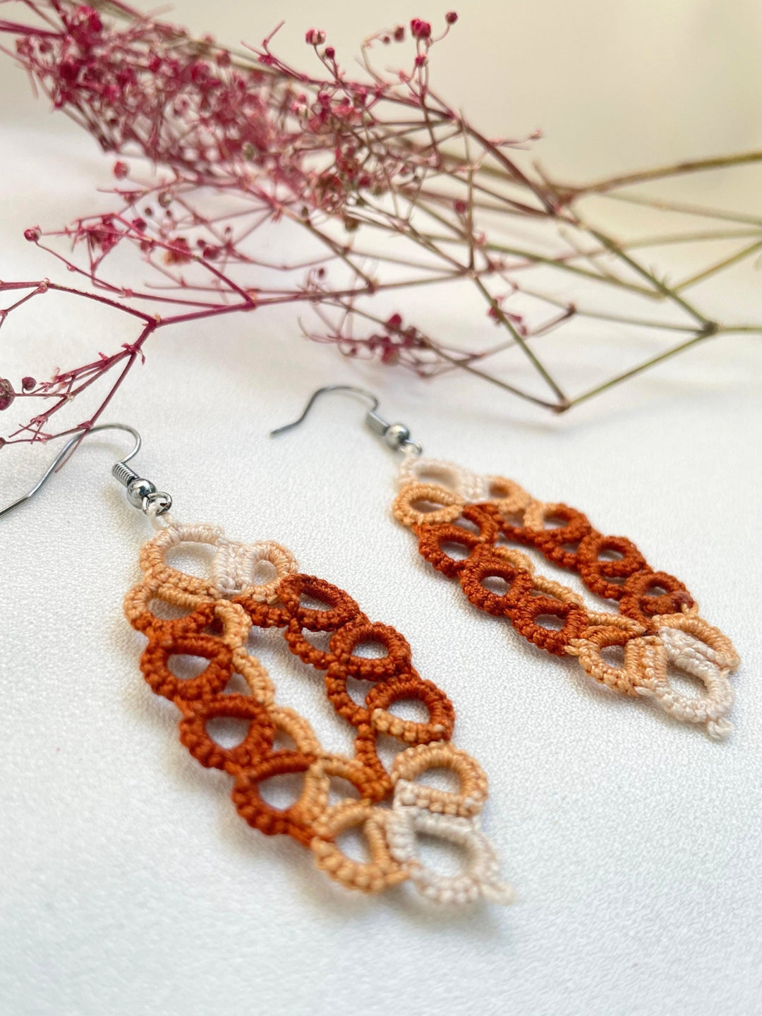 Cinnamon Spice Earrings Knots to Node