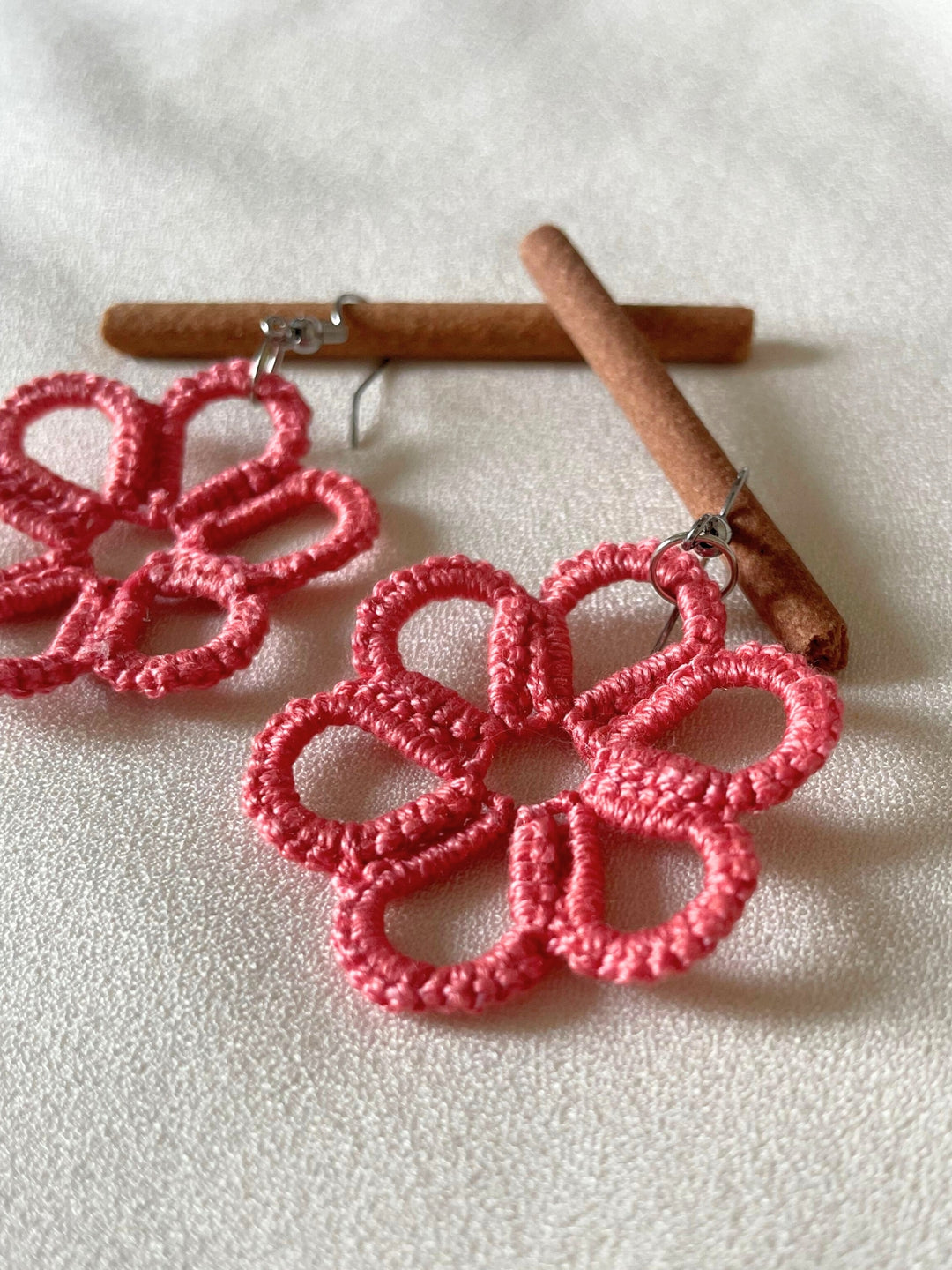 Brink Pink Earrings Knots to Node