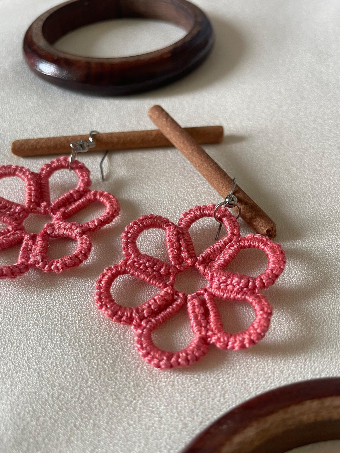 Brink Pink Earrings Knots to Node