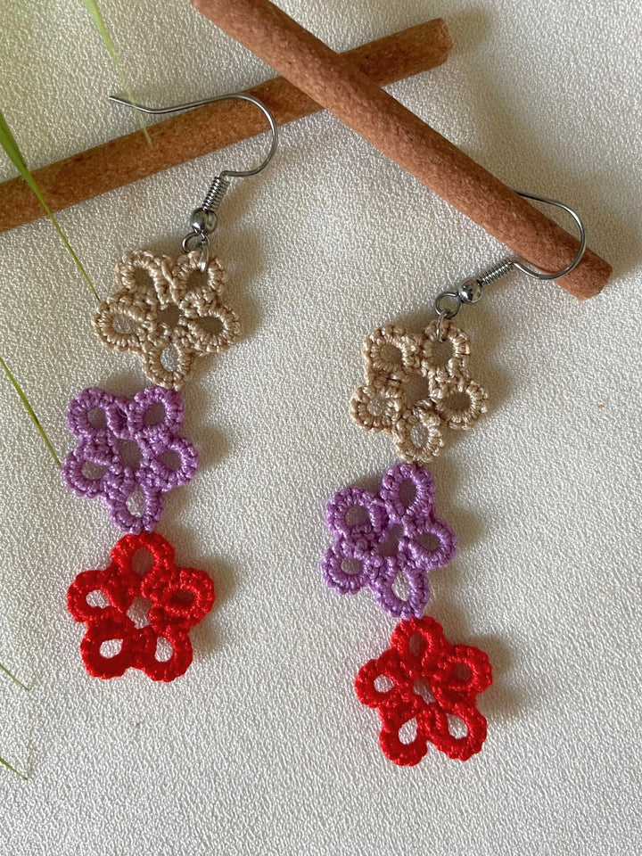 Harvest Trio Earrings Knots to Node