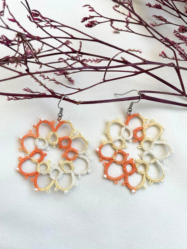 Sunny Citrus Glow Earrings Knots to Node