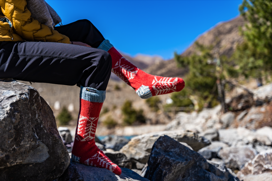 Sherpa Socks | Fire