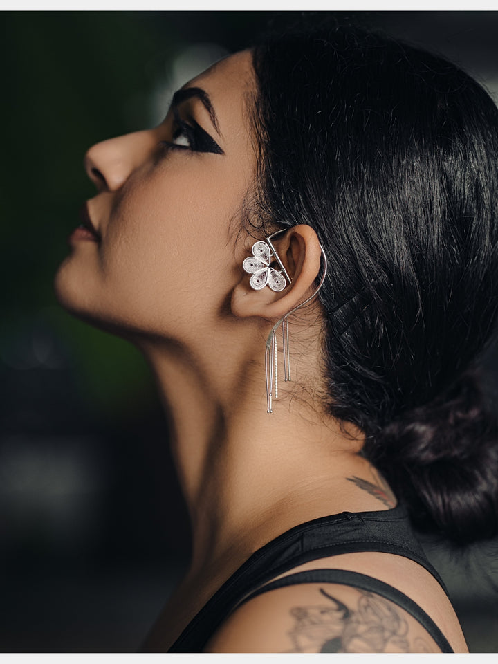 Tarkashi Earcuff with Danglers Baka