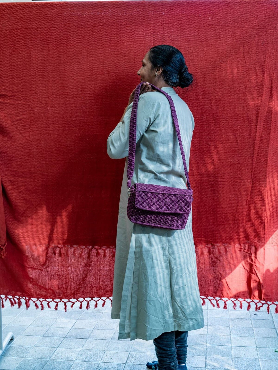 BagsA Boxy Affair Hand - Knotted PouchOne 'O' Eight KnotsFlourish Planet