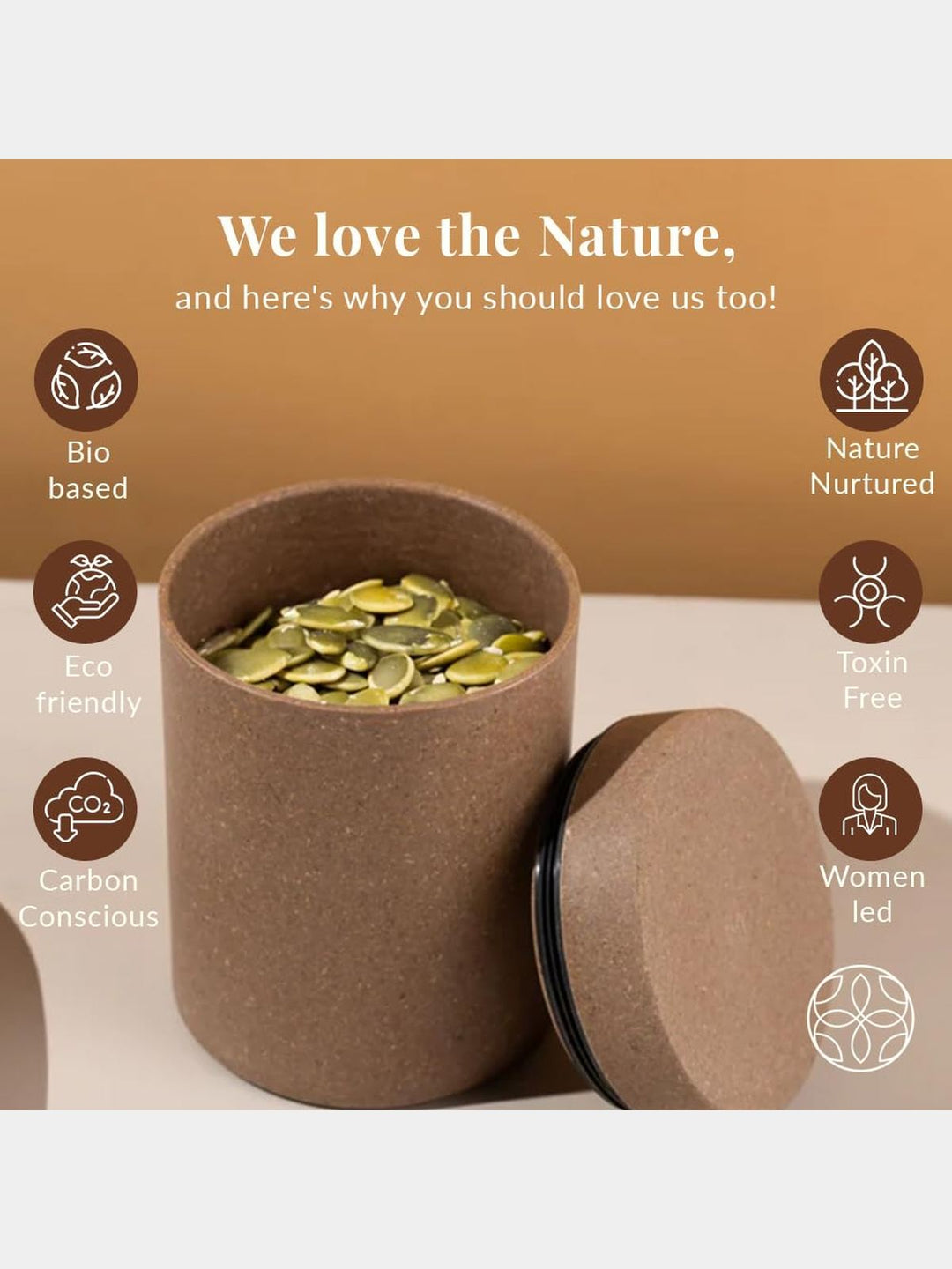 Table & DiningAirtight Storage Container For KitchenIrida NaturalsFlourish Planet