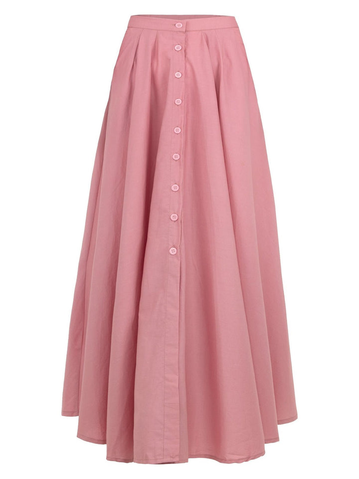 SkirtsARUM Pleated Maxi Skirt in BlushBrunnaCo