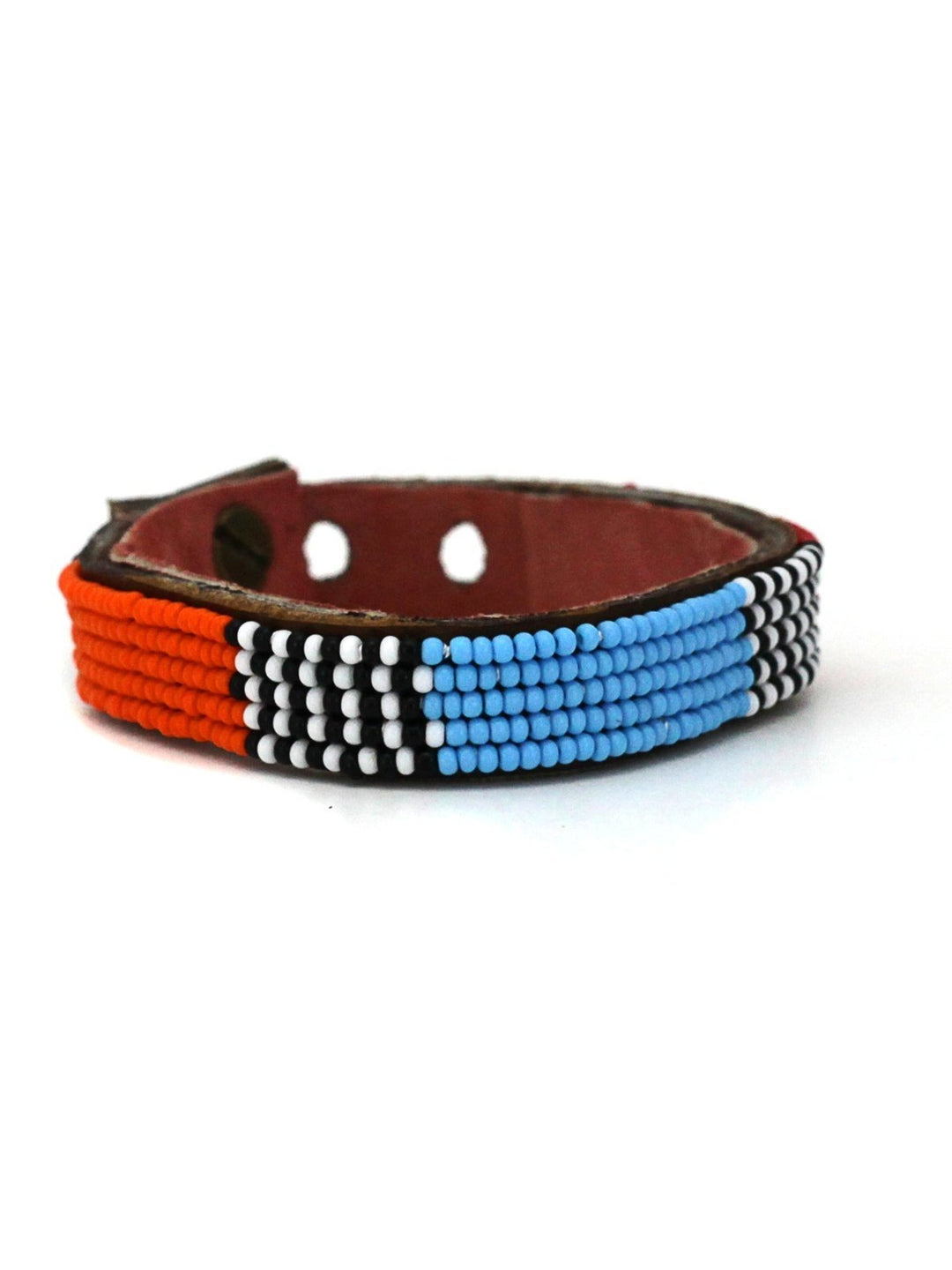 JewelryAtlas Multi Beaded Leather CuffSwahili Coast