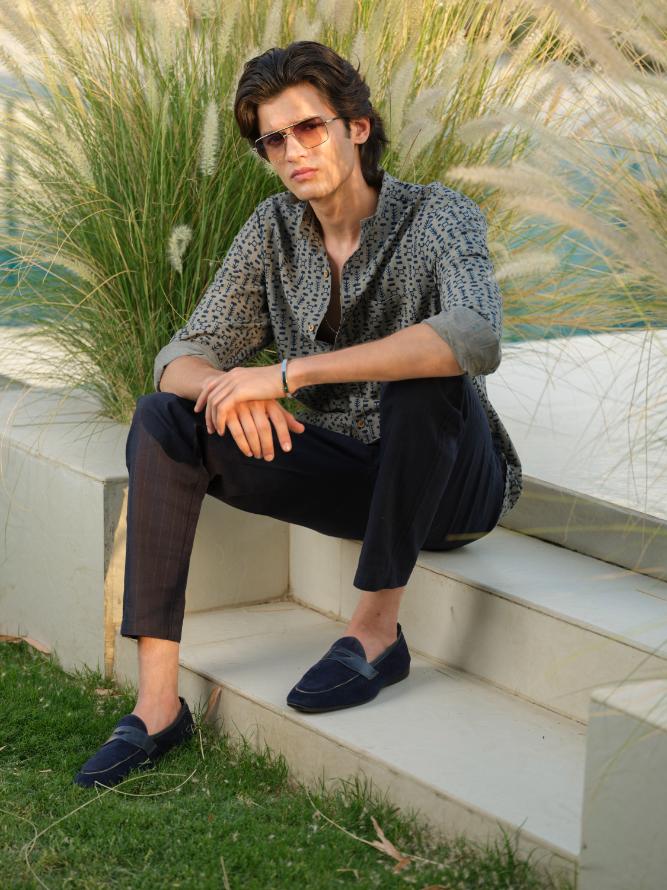 Shirts & T-shirtsAvyakta - Block Printed Shirt | Organic & Sustainable FashionVasudhaa VastrramFlourish Planet