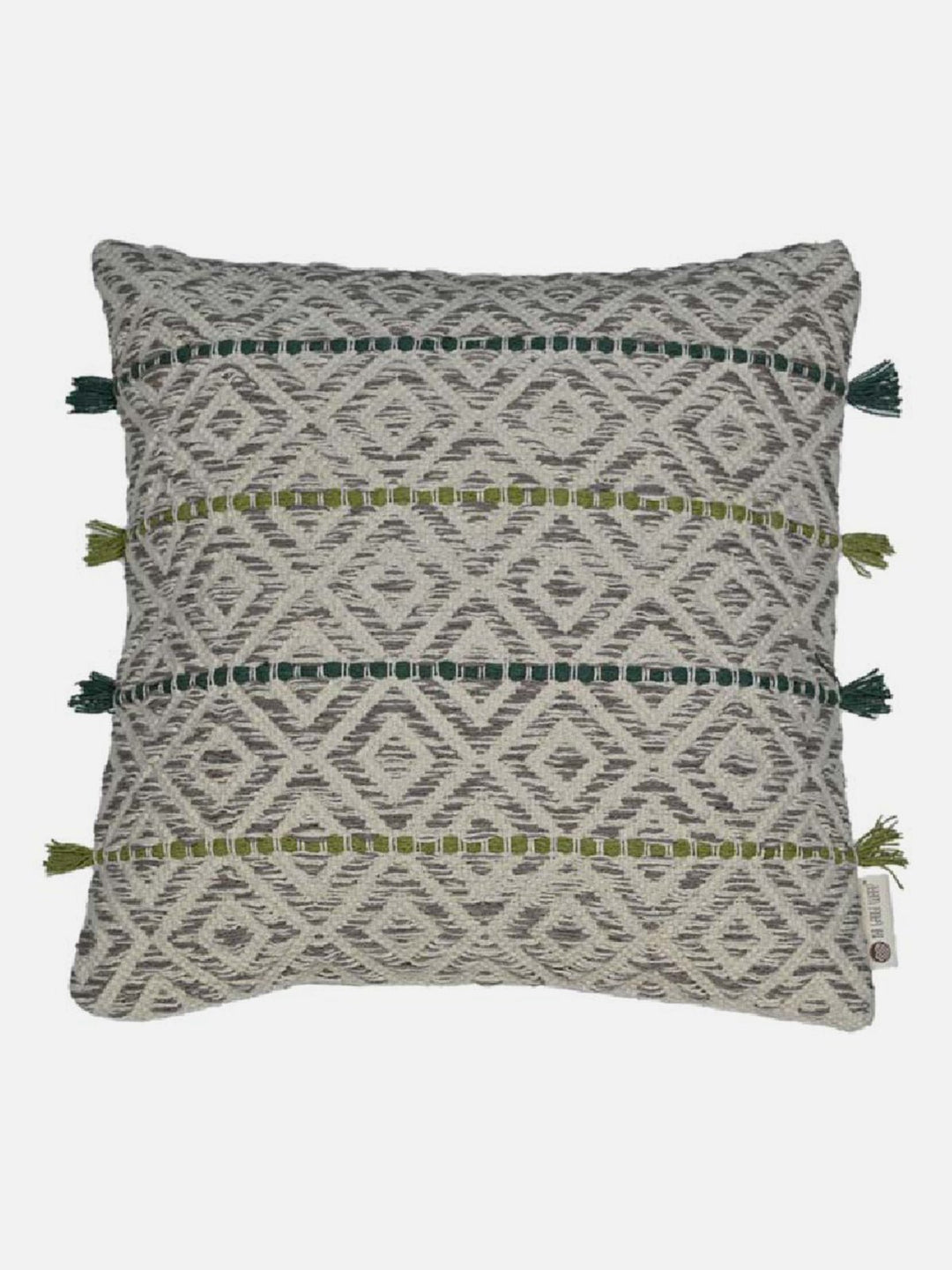 Bed and LivingBack To Nature Balmy Honeydew Cushion Cover Green And Off WhiteThe Greige Warp