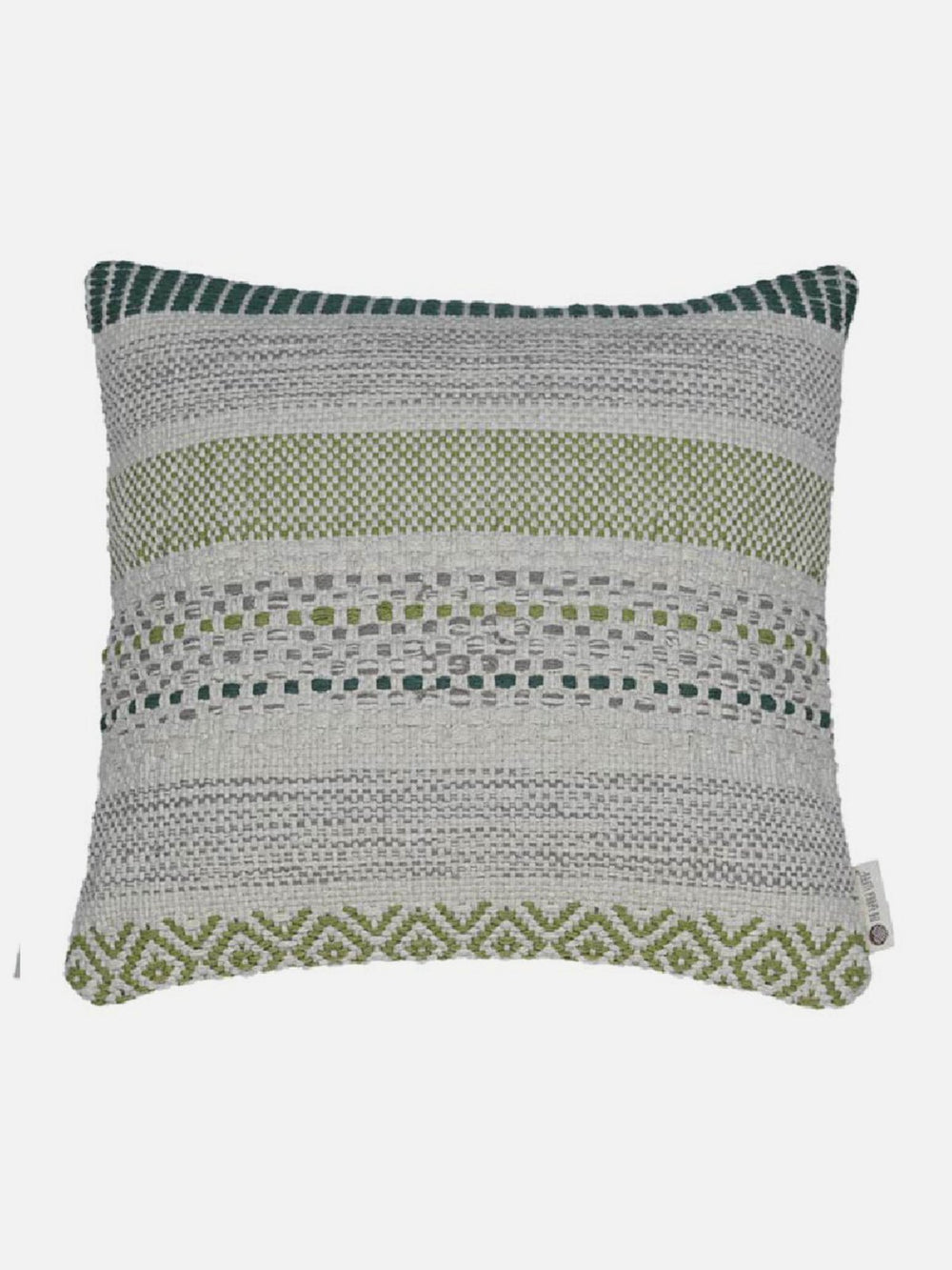 Bed and LivingBack To Nature Melange Ensemble Cushion Cover Green And Off WhiteThe Greige Warp